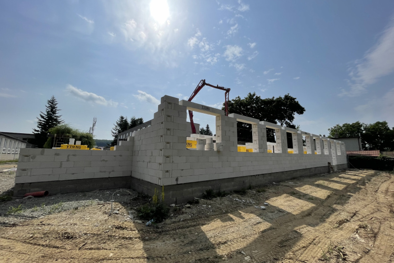 Projekty / Výstavba pavilónu ZŠ Malá Ida - foto