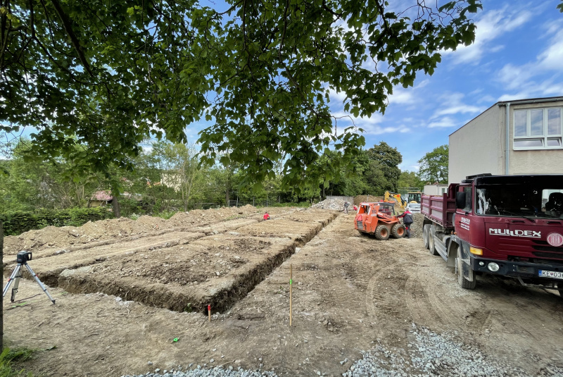 Projekty / Výstavba pavilónu ZŠ Malá Ida - foto
