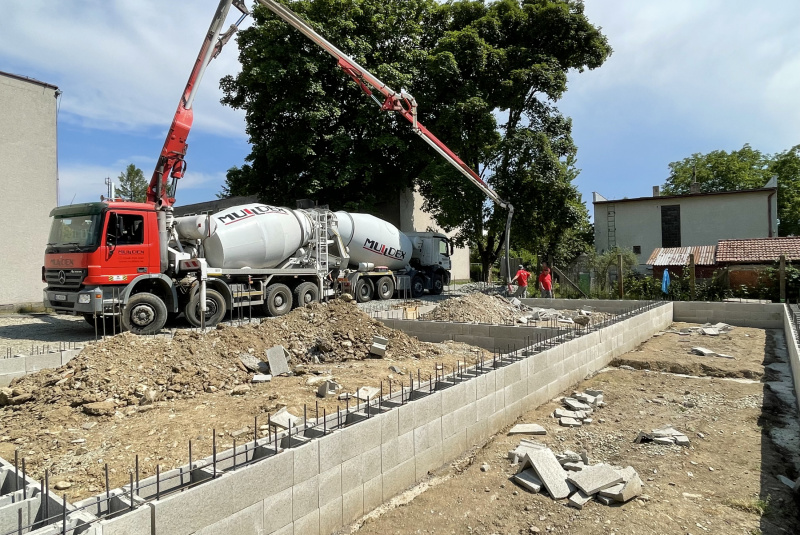 Projekty / Výstavba pavilónu ZŠ Malá Ida - foto